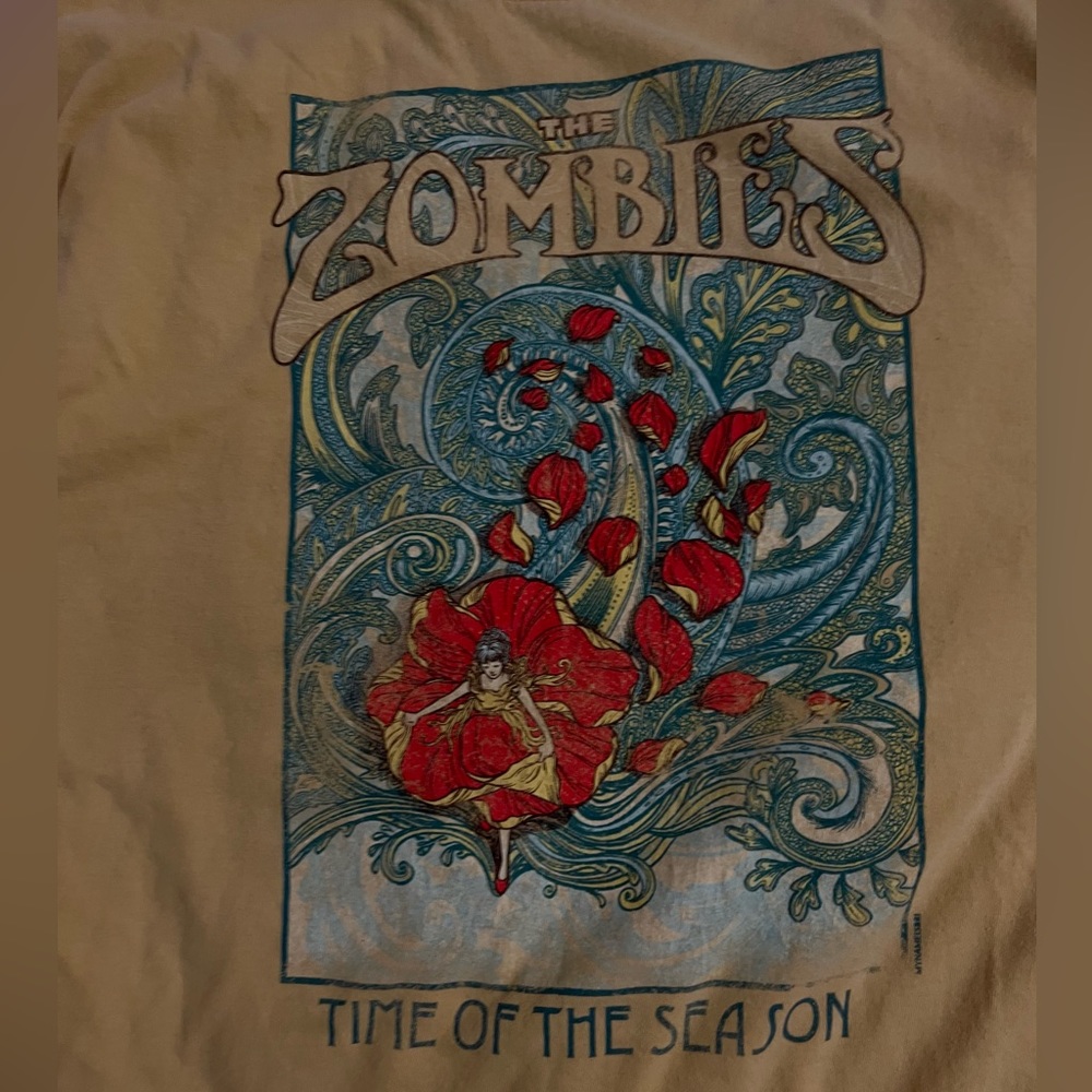 Oversized Urban Outfitters The Zombies Time of the Season tee